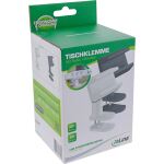 InLine Tischklemme für Steckdosenleiste, drehbar, Federklemme, weiß