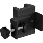 InLine Tischbein-Klemme für Steckdosenleiste, Schraubklemme, schwarz