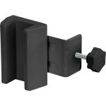 InLine Tischbein-Klemme für Steckdosenleiste, Schraubklemme, schwarz