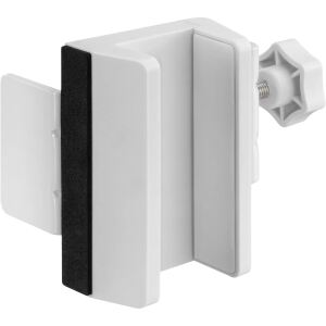 InLine Tischbein-Klemme für Steckdosenleiste, Schraubklemme, weiß