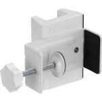 InLine Tischbein-Klemme für Steckdosenleiste, Schraubklemme, weiß