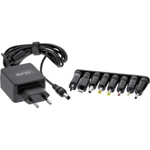InLine Universal Steckernetzteil, 5V/15W, mit 8 Wechselsteckern Micro-USB USB-C