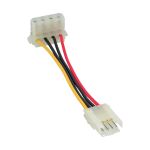 InLine Stromadapter, 8,89cm (3,5") Buchse zu 13,34cm (5,25") Stecker gewinkelt