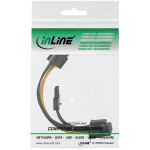 InLine Stromadapter intern, 6pol zu 8pol für PCIe (PCI-Express) Grafikkarten