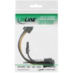 InLine Stromadapter intern, 6pol zu 8pol für PCIe (PCI-Express) Grafikkarten