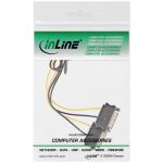 InLine Stromadapter intern, 2x SATA zu 8pol für PCIe (PCI-Express) Grafikkarten