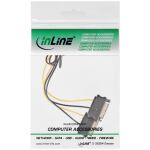 InLine Stromadapter intern, 2x SATA zu 8pol für PCIe (PCI-Express) Grafikkarten