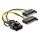 InLine Stromadapter intern, 2x SATA zu 8pol für PCIe (PCI-Express) Grafikkarten