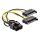InLine Stromadapter intern, 2x SATA zu 8pol für PCIe (PCI-Express) Grafikkarten