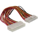 InLine Strom Verlängerung int., 24pol ATX ST / BU, Netzteil zu Mainboard, 0,20m