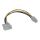 InLine Stromadapter intern, 4pol Netzteil zu 4pol Mainboard, 0,20m