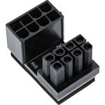 InLine Stromadapter intern, 180° ATX 8pol Stecker / Buchse (gedreht)