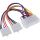 InLine Stromadapter intern, 20pol ATX-NT zu P8/P9 AT-Mainboard, 0,20m