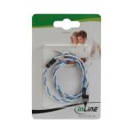 InLine Strom Reset-Taster, mit Kabel, 0,3m