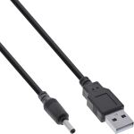 InLine USB DC Stromadapterkabel, USB A Stecker zu DC 3,5x1,35mm 1m