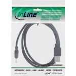 InLine USB DC Stromadapterkabel, USB A Stecker zu DC 3,5x1,35mm 2m