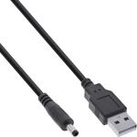 InLine USB DC Stromadapterkabel, USB A Stecker zu DC 4,0x1,70mm Hohlstecker, 1m