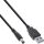 InLine USB DC Stromadapterkabel, USB A St zu DC 5,5x2,10mm Hohlstecker, 1m