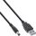 InLine USB DC Stromadapterkabel, USB A St zu DC 5,5x2,10mm Hohlstecker, 1m