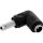 InLine DC Adapter, 5,5 x 2,5mm DC Hohlstecker Stecker/Buchse gewinkelt schwarz