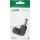 InLine DC Adapter, 5,5 x 2,5mm DC Hohlstecker Stecker/Buchse gewinkelt schwarz
