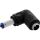 InLine DC Adapter, 5,5 x 2,1mm DC Hohlstecker Stecker/Buchse gewinkelt, schwarz