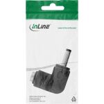 InLine DC Adapter, 4,0 x 1,7 mm, Stecker/Buchse, gewinkelt, schwarz