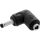 InLine DC Adapter, 4,0 x 1,7 mm, Stecker/Buchse, gewinkelt, schwarz