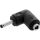 InLine DC Adapter, 3,5 x 1,35 mm, Stecker/Buchse, gewinkelt, schwarz