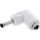 InLine DC Adapter, 4,0 x 1,7 mm, Stecker/Buchse, gewinkelt, weiß