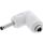 InLine DC Adapter, 3,5 x 1,35 mm, Stecker/Buchse, gewinkelt, weiß