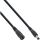 InLine DC Verlängerungskabel, DC Stecker/Buchse 5,5x2,1mm, AWG 18, schwarz, 1m