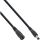 InLine DC Verlängerungskabel, DC Stecker/Buchse 5,5x2,1mm, AWG 18, schwarz, 2m