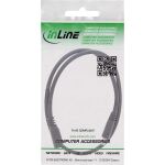 InLine DC Verlängerungskabel, DC Stecker/Buchse 5,5x2,5mm, AWG 18, schwarz 2m
