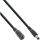 InLine DC Verlängerungskabel, DC Stecker/Buchse 5,5x2,5mm, AWG 18, schwarz 2m
