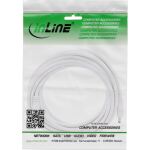 InLine DC Verlängerungskabel, DC Stecker/Buchse 5,5x2,1mm, AWG 18, weiß 3m