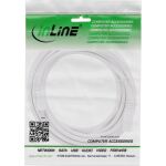 InLine DC Verlängerungskabel, DC Stecker/Buchse 5,5x2,5mm, AWG 18, weiß, 3m