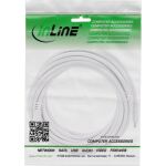 InLine DC Verlängerungskabel, DC Stecker/Buchse 3,5x1,35mm, AWG 18, weiß 5m