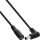 InLine DC Verlängerungskabel, Winkelstecker, 5,5 x 2,5 mm, schwarz, 5 m