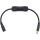 InLine DC Kabel mit Schalter, 5,5 x 2,1 mm, AWG 18, schwarz, 0,20 m
