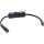 InLine DC Kabel mit Schalter, 4,0 x 1,7 mm, AWG 18, schwarz, 0,20 m