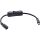 InLine DC Kabel mit Schalter, 5,5 x 2,5 mm, AWG 18, schwarz, 0,20 m
