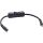 InLine DC Kabel mit Schalter, 3,5 x 1,35 mm, AWG 18, schwarz, 0,20 m