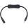 InLine DC Kabel mit Schalter, 3,5 x 1,35 mm, AWG 18, schwarz, 0,20 m