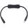 InLine DC Kabel mit Schalter, 3,5 x 1,35 mm, AWG 18, schwarz, 0,20 m