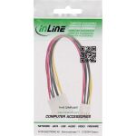 InLine Strom Y-Kabel intern, 1x 5,25" an 2x 3,5", 0,20m