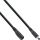 InLine DC Verlängerungskabel, DC Stecker/Buchse 4,0x1,7mm, AWG 18, schwarz 0,5m