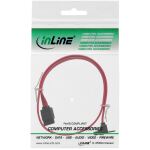 InLine SATA 6Gb/s Kabel, mit Lasche, gewinkelt, 0,3m