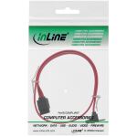 InLine SATA 6Gb/s Kabel, mit Lasche, gewinkelt, 0,3m