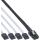 InLine SAS Anschlusskabel, Mini SAS SFF8087 an 4x SATA, Crossover, OCF, 0,5m